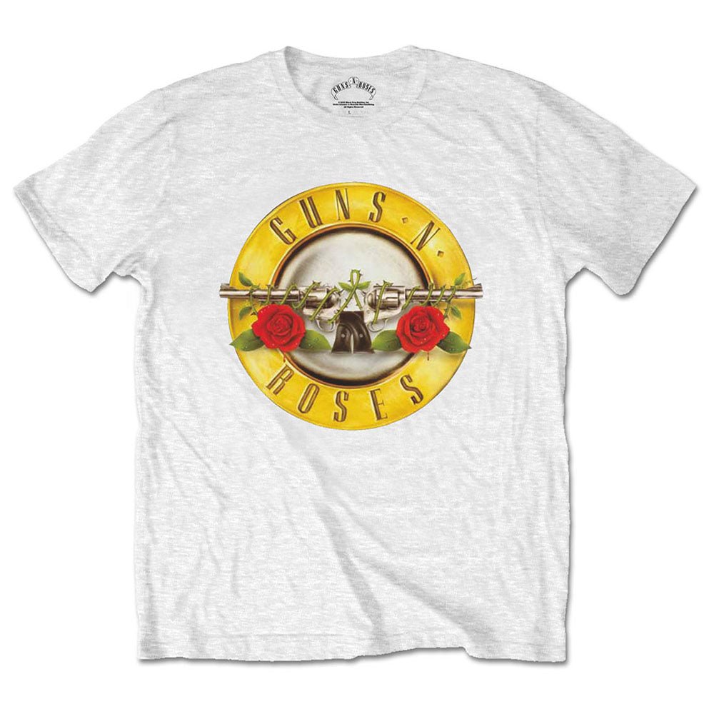 GUNS N ROSES - (デビュー 40周年 ) - Classic Logo / White