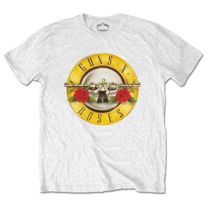 GUNS N ROSES - (デビュー 40周年 ) - Classic Logo / White