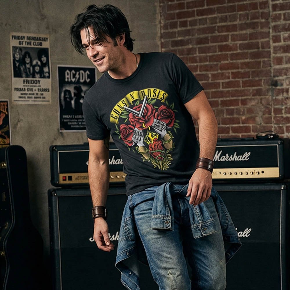 GUNS N ROSES ガンズアンドローゼズ (デビュー 40周年 ) - GUNS / タイダイ / Tシャツ / メンズ｜公式ライセンス商品｜PGS