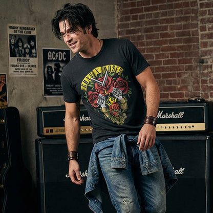 GUNS N ROSES ガンズアンドローゼズ (デビュー 40周年 ) - GUNS / タイダイ / Tシャツ / メンズ｜公式ライセンス商品｜PGS