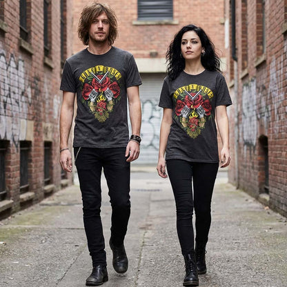 GUNS N ROSES ガンズアンドローゼズ (デビュー 40周年 ) - GUNS / タイダイ / Tシャツ / メンズ｜公式ライセンス商品｜PGS