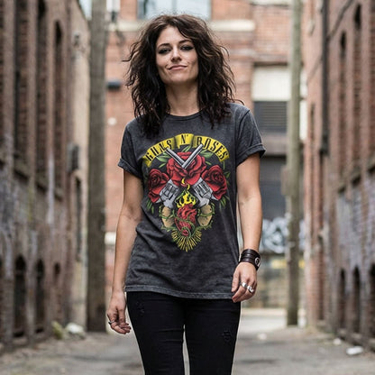 GUNS N ROSES ガンズアンドローゼズ (デビュー 40周年 ) - GUNS / タイダイ / Tシャツ / メンズ｜公式ライセンス商品｜PGS