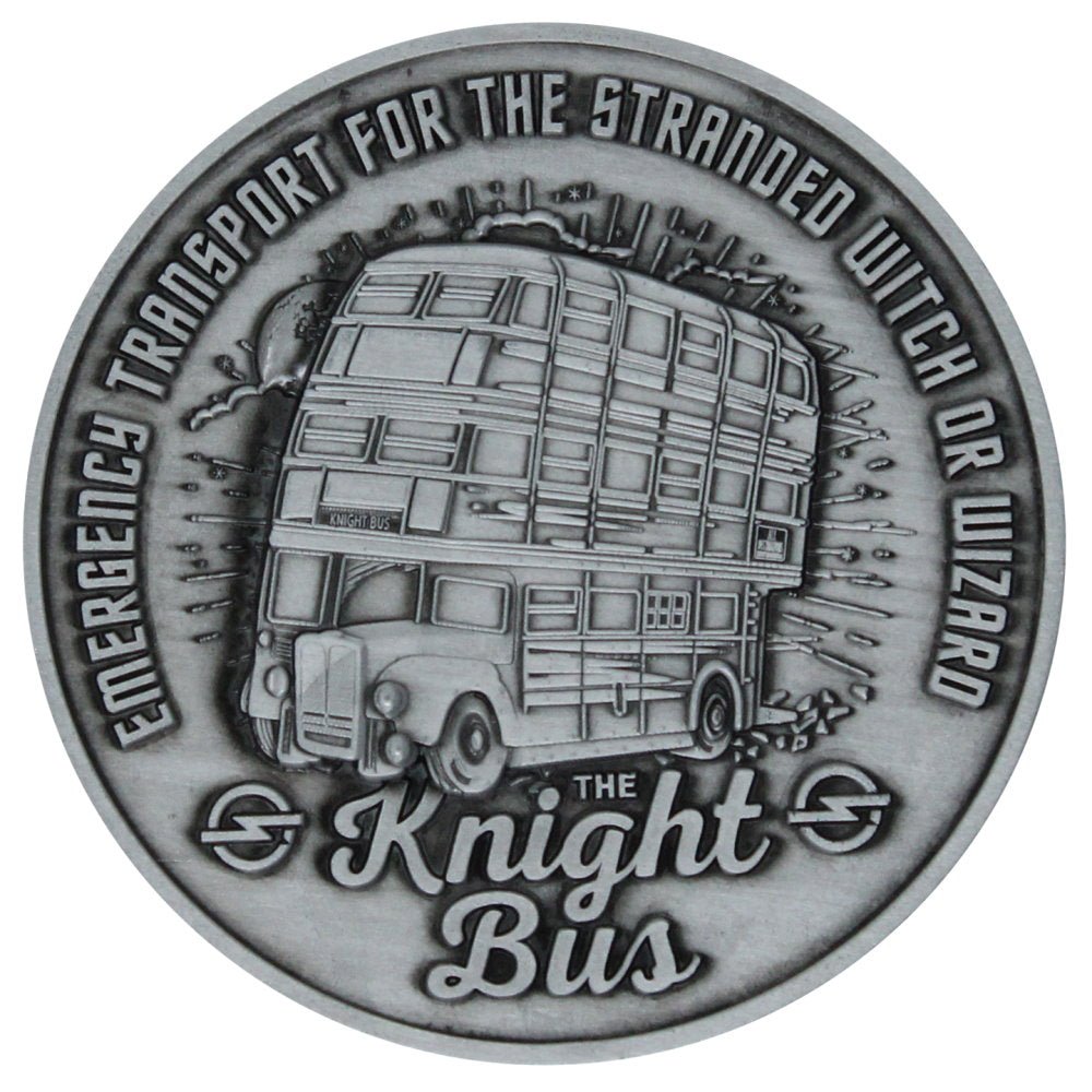 HARRY POTTER ハリーポッター (公開 25周年 ) - Knight Bus Medallion / 世界限定9995 / コイン｜公式ライセンス商品｜PGS