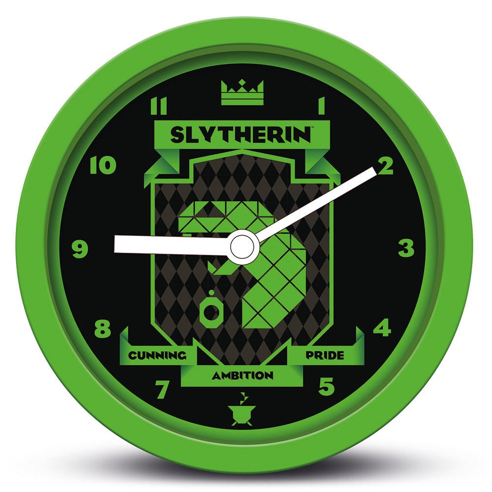 HARRY POTTER - (公開 25周年 ) - Slytherin Brutalist / Desk Clock