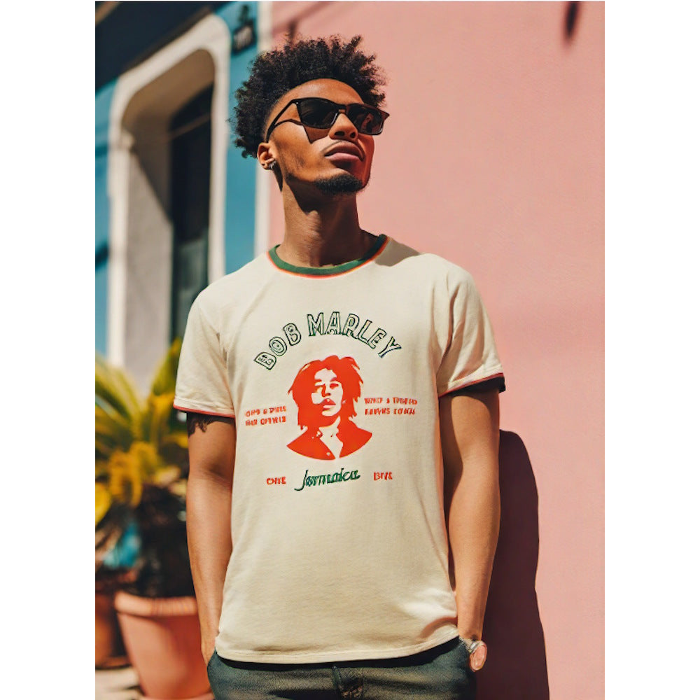 BOB MARLEY ボブマーリー (生誕 80年 ) - Thing Called Love / リンガー / Tシャツ / メンズ 【公式 / オフィシャル】