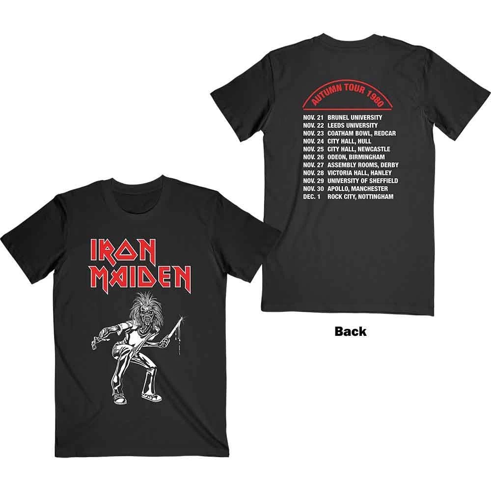 IRON MAIDEN - (11月 来日 記念 ) - Autumn Tour 1980 / バックプリントあり
