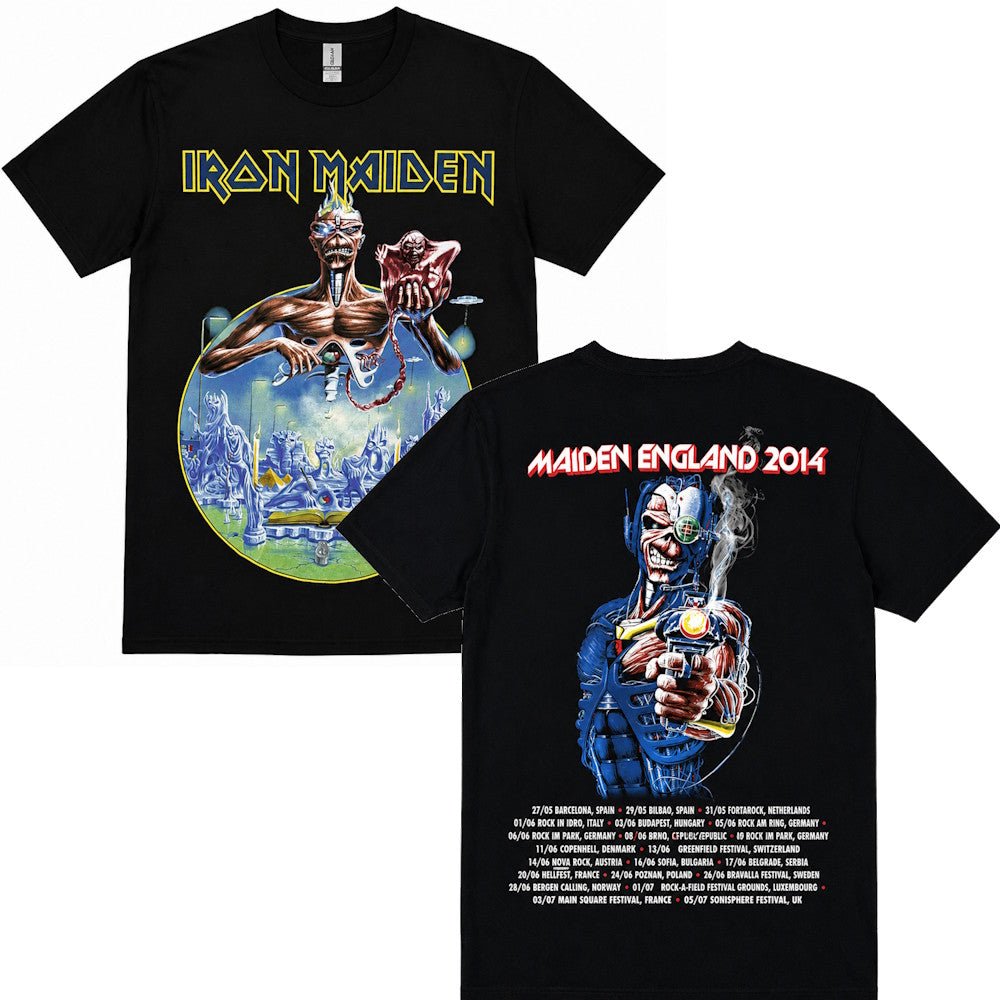 IRON MAIDEN - (11月 来日 記念 ) - England 2014 Tour / バックプリントあり