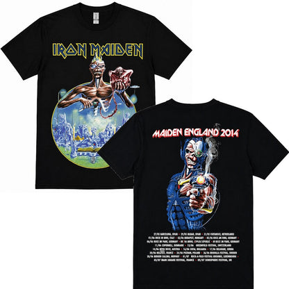 IRON MAIDEN - (11月 来日 記念 ) - England 2014 Tour / バックプリントあり