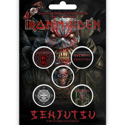 IRON MAIDEN - (11月 来日 記念 ) - SENJUTSU / 5個セット