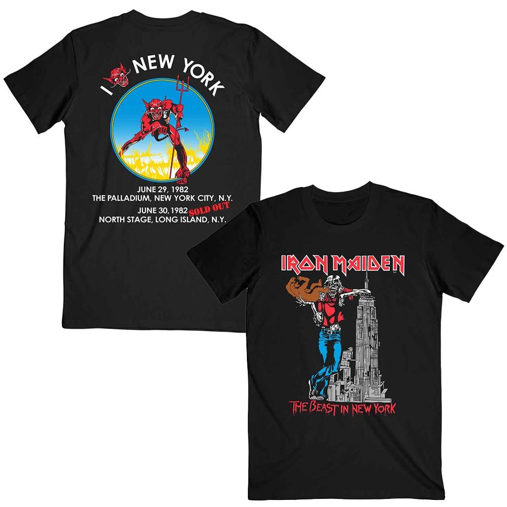 IRON MAIDEN - (11月 来日 記念 ) - The Beast In New York / バックプリントあり