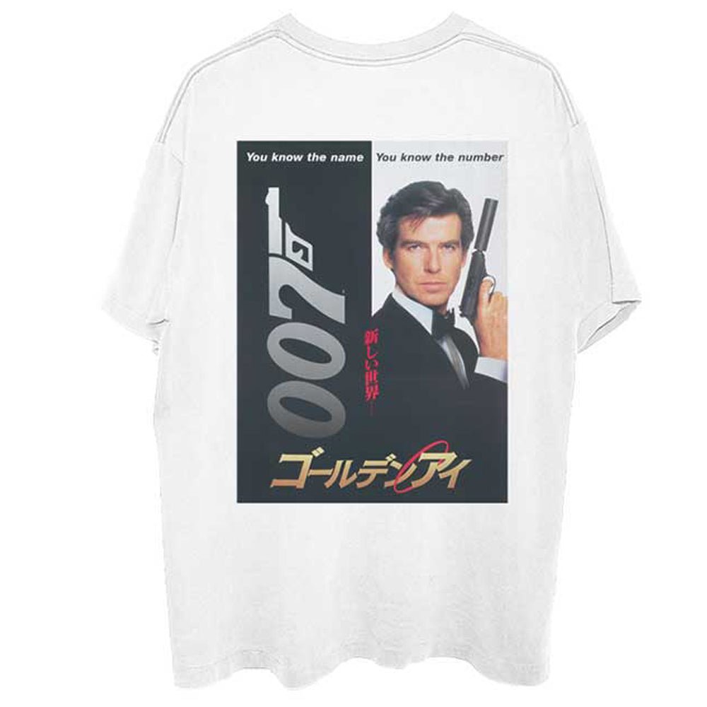 JAMES BOND ジェームズボンド - Goldeneye Japanese Poster / バックプリントあり / Tシャツ / メンズ｜公式ライセンス商品｜PGS