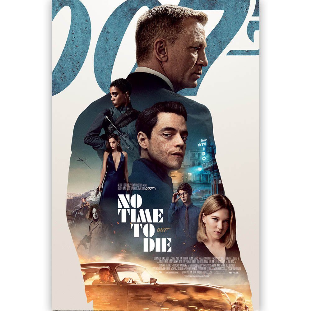JAMES BOND ジェームズボンド No Time To Die - Noir / ポスター