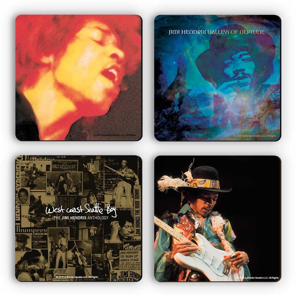 レア　ジミヘンの切手 JIMI HENDRIX ジミヘンドリックス (デビュー 60周年 ) - MUSIC ICONS