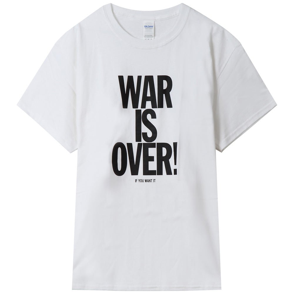 ジョンレノンミュージアム WAR IS OVER Tシャツ Lサイズ JOHN LENNON ジョンレノン (生誕 85年 ) - WAR IS OVER / Tシャツ