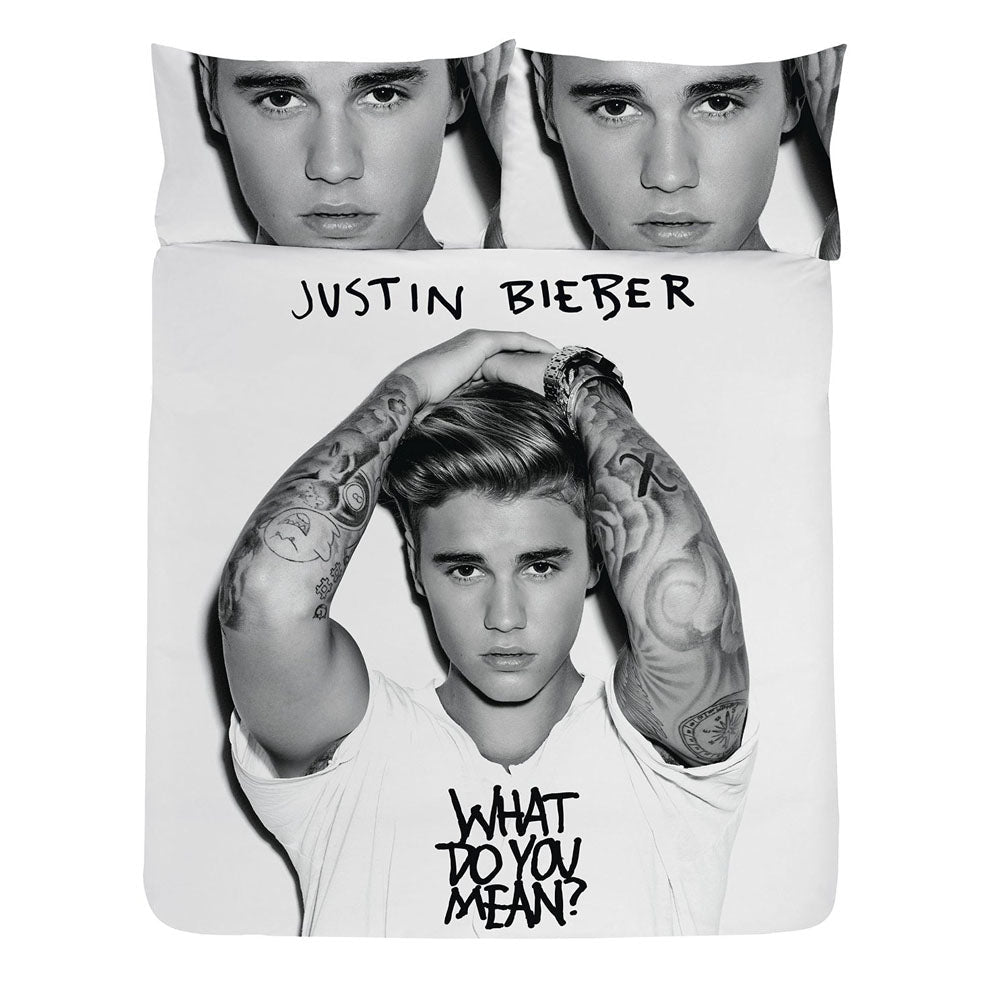 JUSTIN BIEBER - What Do You Meanダブルベッド・セット