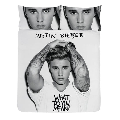 JUSTIN BIEBER - What Do You Meanダブルベッド・セット
