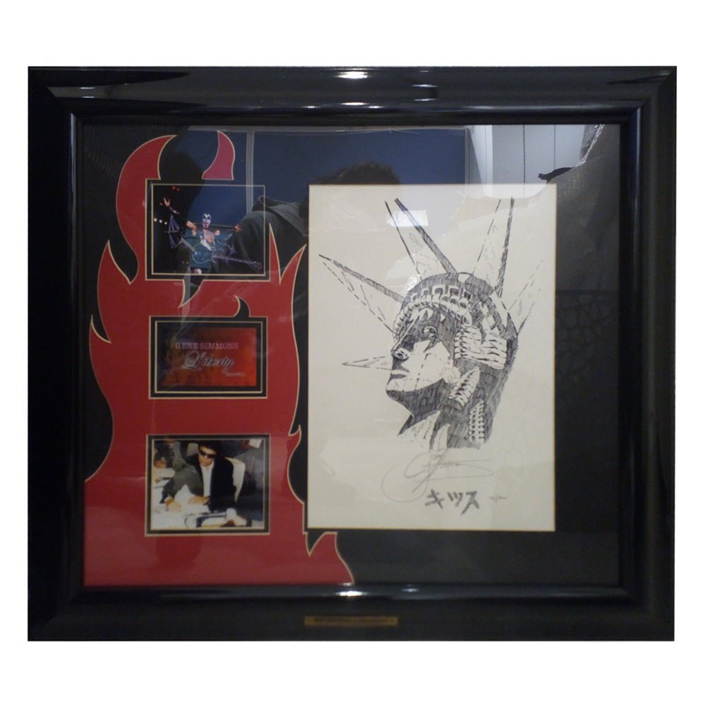 KISS キッス Gene Simmons ジーンシモンズ 直筆サイン KISS キッス キッス - 【世界限定250】ジーンシモンズ直筆サイン入り