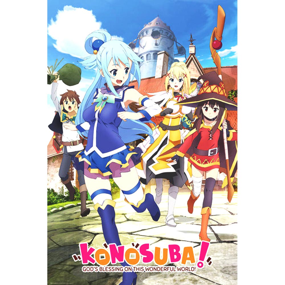 この素晴らしい世界に祝福を！　書き下ろしイラスト CafeLaMer　ポスター KONOSUBA この素晴らしい世界に祝福を! - このすば集合 / ポスター