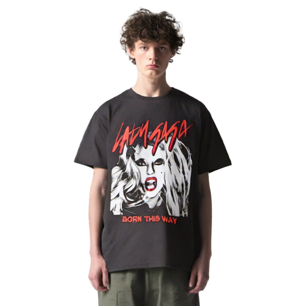 LADY GAGA レディーガガ - Born This Way Photo / Tシャツ / メンズ