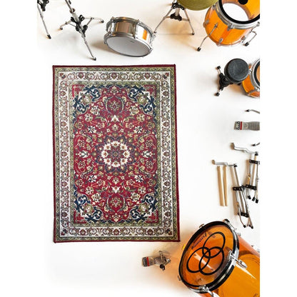 LED ZEPPELIN - (来日 55周年 ) - Vintage Drum Rug - Miniature for 1:4 Scale Drum Kit Models
