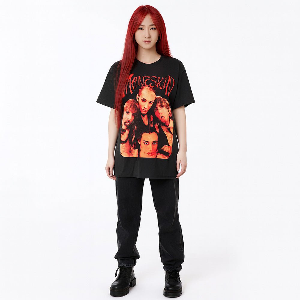 MANESKIN マネスキン - Group Photo / Tシャツ / メンズ 【公式