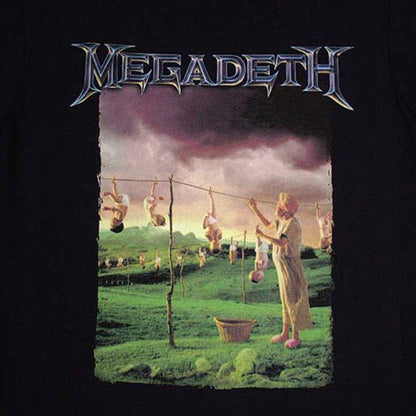MEGADETH メガデス (2026.1.23 新譜 発売 記念 ) - Youthanasia Tracklist / バックプリントあり / Tシャツ / メンズ｜公式ライセンス商品｜PGS
