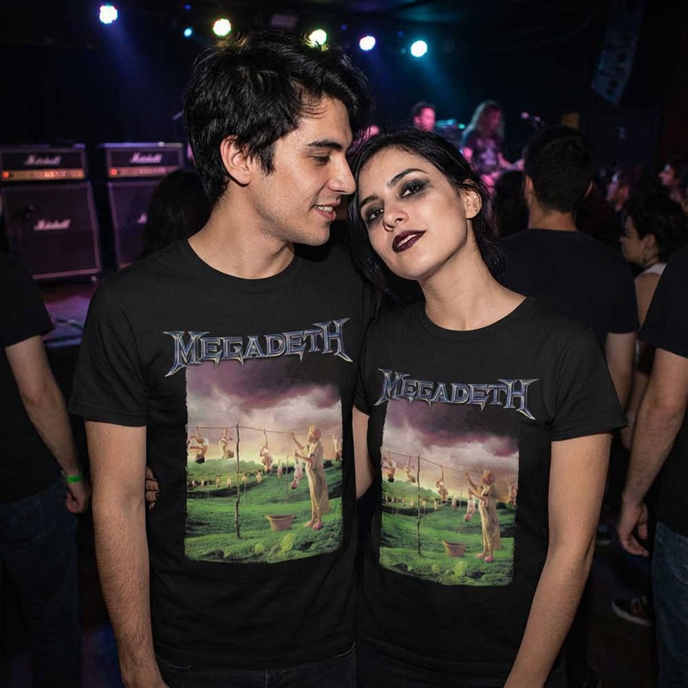 MEGADETH メガデス (2026.1.23 新譜 発売 記念 ) - Youthanasia Tracklist / バックプリントあり / Tシャツ / メンズ｜公式ライセンス商品｜PGS