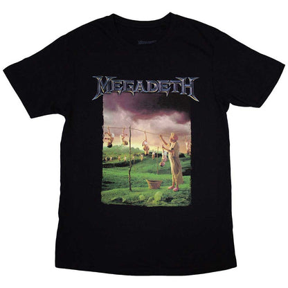 MEGADETH メガデス (2026.1.23 新譜 発売 記念 ) - Youthanasia Tracklist / バックプリントあり / Tシャツ / メンズ｜公式ライセンス商品｜PGS