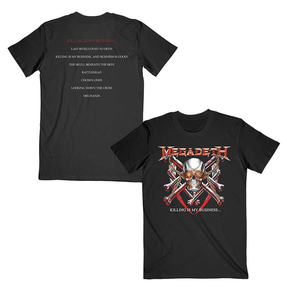 MEGADETH メガデス - Rust In Peace Tracklist / バックプリントあり