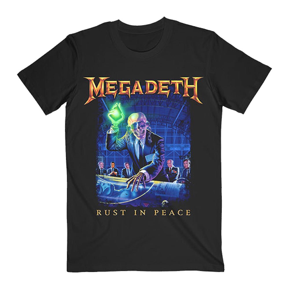 MEGADETH - Rust In Peace Tracklist / Back Print / T-Shirt / Mens