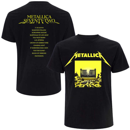 METALLICA - (結成 45周年 ) - 72 Seasons Squared Cover / バックプリントあり