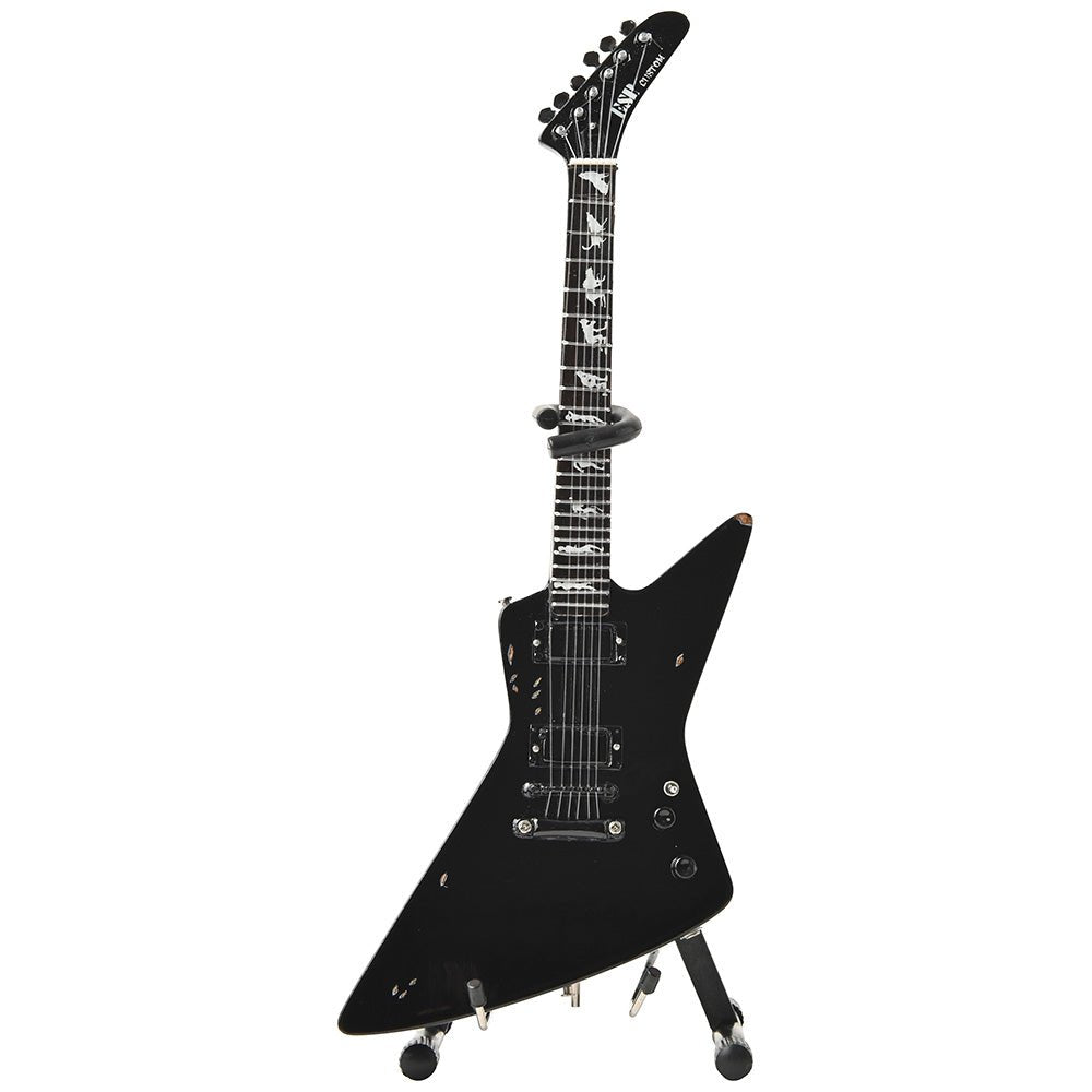 METALLICA - (結成 45周年 ) - James Hetfield ESP Man To Wolf Mini Guitar Replica Collectible