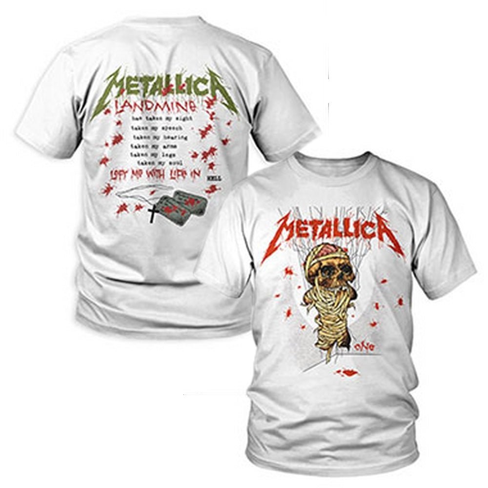METALLICA - (結成 45周年 ) - One Landmine / バックプリントあり