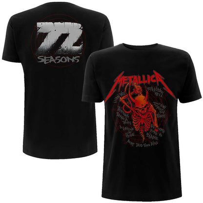 METALLICA - (結成 45周年 ) - Skull Screaming Red 72 Seasons / バックプリントあり