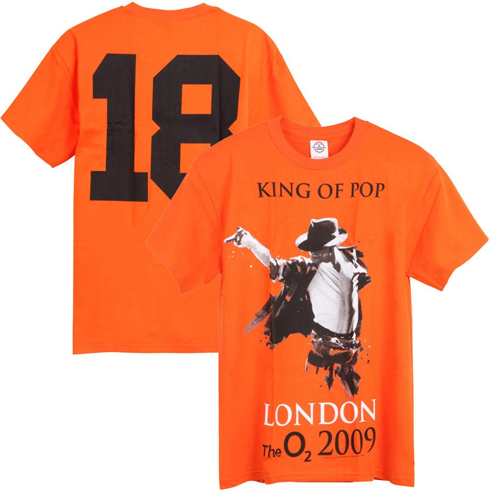 MICHAEL JACKSON - 幻のロンドン公演18日目オリジナル限定Tシャツ / バックプリントあり / ヴィンテージ