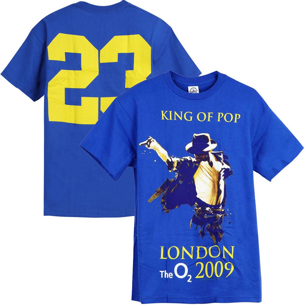 MICHAEL JACKSON - 幻のロンドン公演23日目オリジナル限定Tシャツ / バックプリントあり / ヴィンテージ