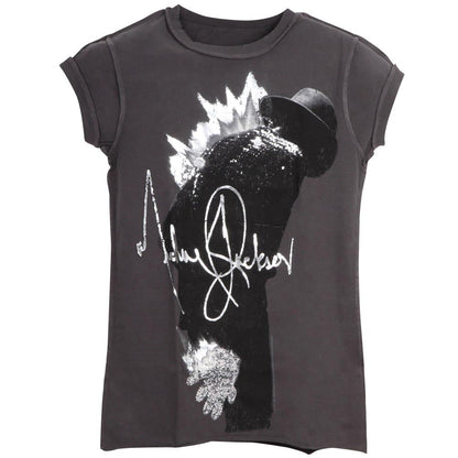 MICHAEL JACKSON マイケルジャクソン (6月12日 映画 公開 ) - FLARE DIAMANTE / Amplified（ ブランド ） / ヴィンテージ / Tシャツ / レディース｜公式ライセンス商品｜PGS