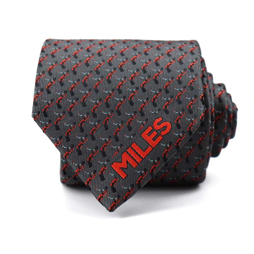 MILES DAVIS - (生誕 100周年 ) - Grey Trumpet Tie