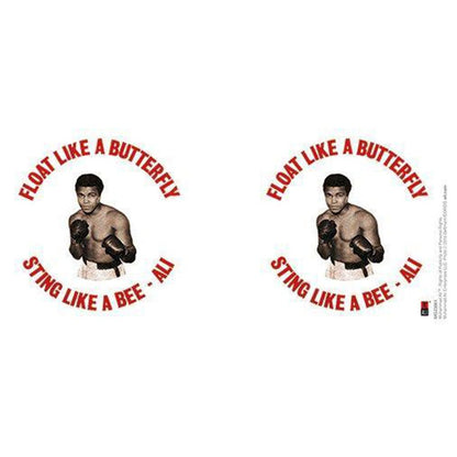 MUHAMMAD ALI モハメドアリ - FLOAT LIKE A BUTTERFLY, STING LIKE A BEE RETRO / マグカップ｜公式ライセンス商品｜PGS