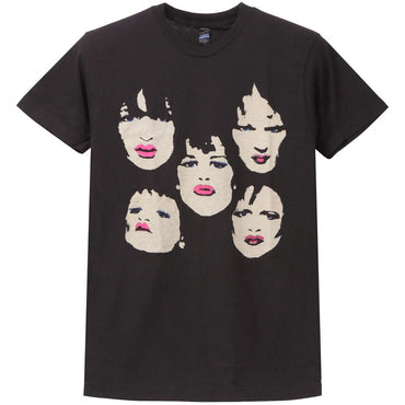 【廃番ラスト販売/特別価格】NEW YORK DOLLS ニューヨークドールズ - FACES / バックプリントあり / Tシャツ / メンズ｜公式ライセンス商品｜PGS