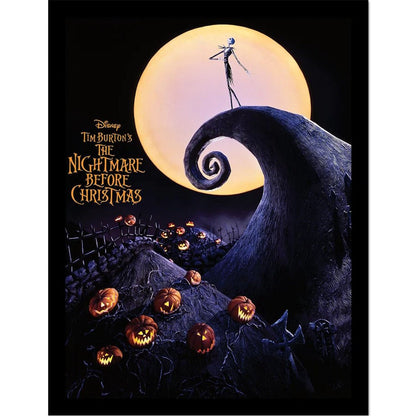 NIGHTMARE BEFORE CHRISTMAS - Poster Art Framed 30x40cm Print