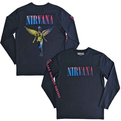 NIRVANA - (Nevermind 35周年 ) - Angelic Gradient / バックプリントあり / 長袖 / アームプリントあり