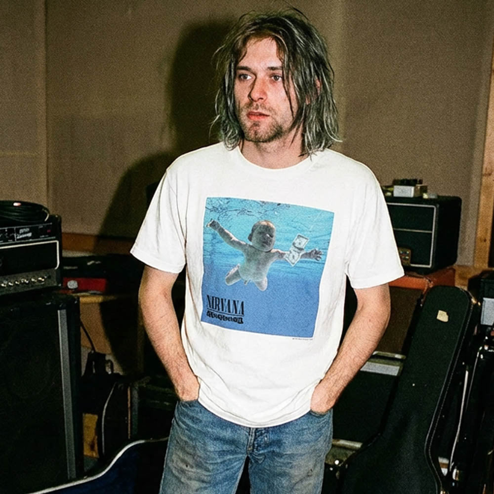 NIRVANA ニルヴァーナ (Nevermind 35周年 ) - Nevermind Album / バックプリントあり / Tシャツ / メンズ｜公式ライセンス商品｜PGS