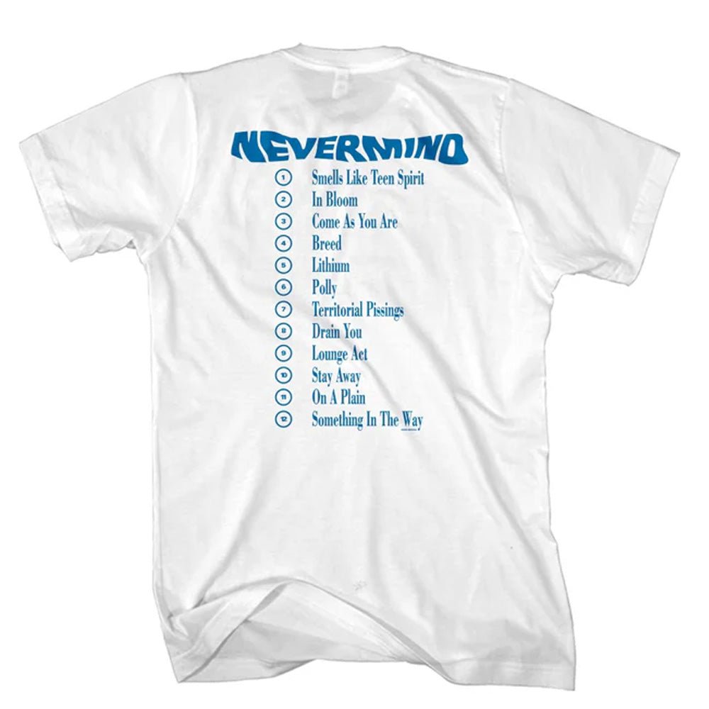NIRVANA ニルヴァーナ (Nevermind 35周年 ) - Nevermind Album / バックプリントあり / Tシャツ / メンズ｜公式ライセンス商品｜PGS