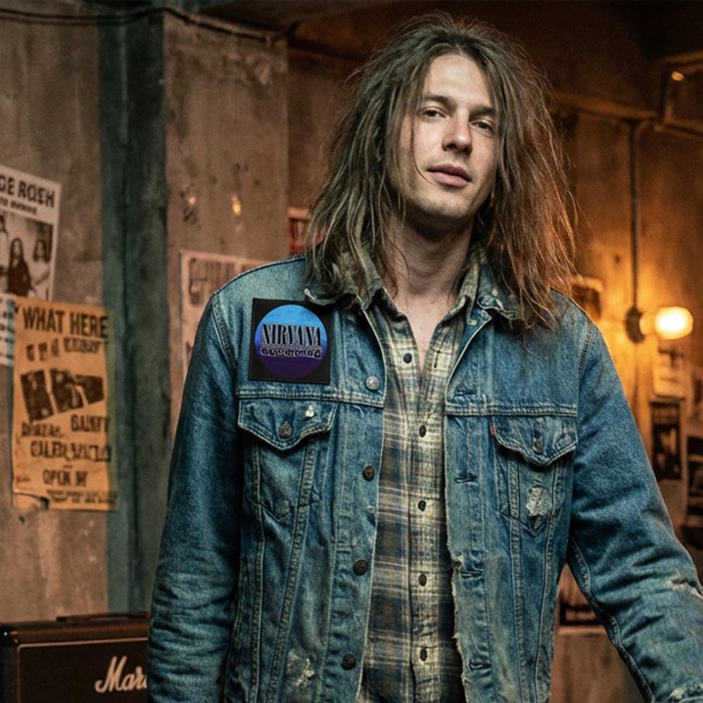 NIRVANA ニルヴァーナ (Nevermind 35周年 ) - Nevermind Wavy Logo / ワッペン｜公式ライセンス商品｜PGS