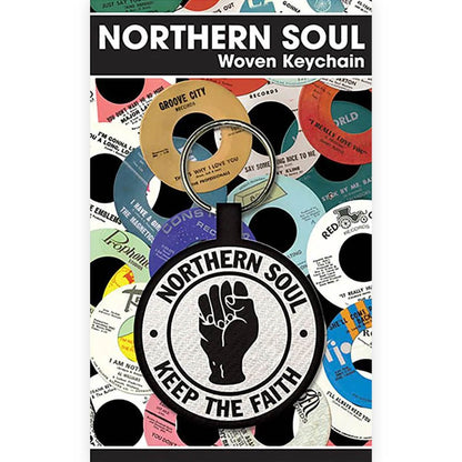 NORTHERN SOUL - Keep The Faith / Woven Keychain