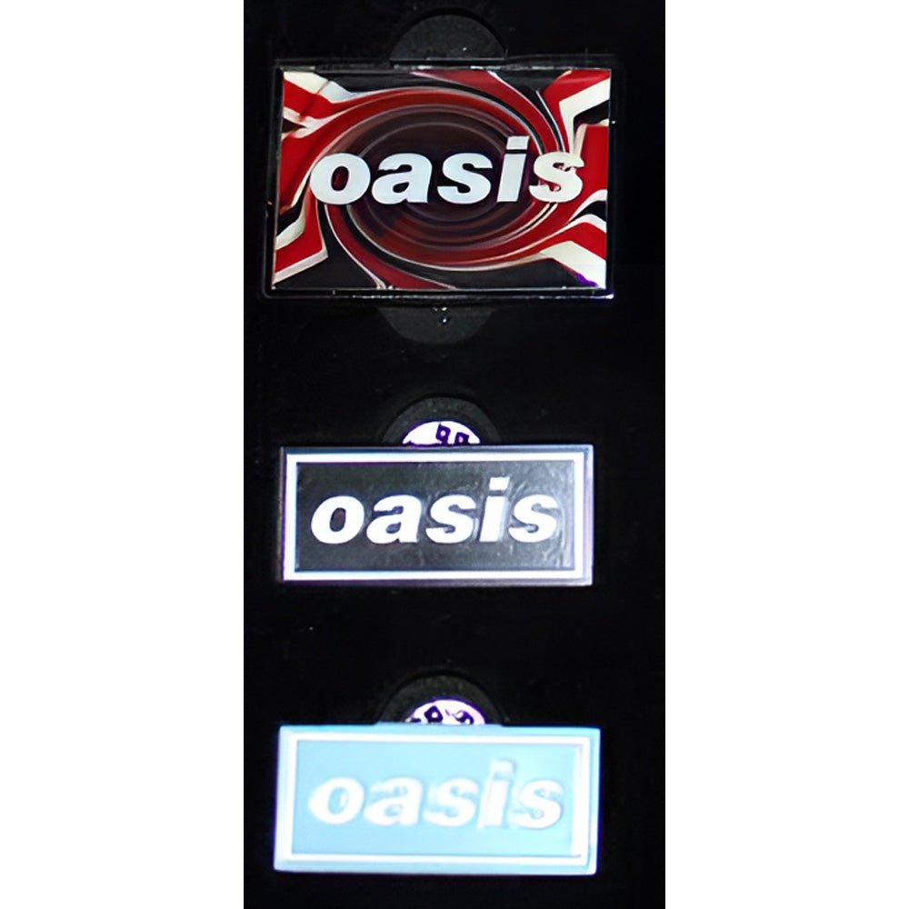 OASIS オアシス (結成 35周年 ) - Collectable Pin Badge Set / 6個