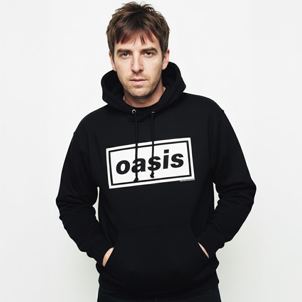 オアシス 来日公演　OASIS スウェット M 新品 OASIS オアシス (結成 35周年 ) - Decca Logo / パーカー・スウェット