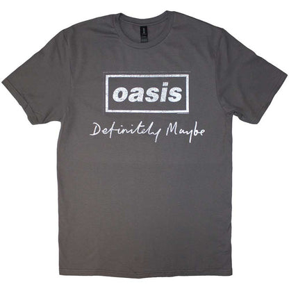 OASIS - (結成 35周年 ) - Definitely Maybe Distressed Text Logo