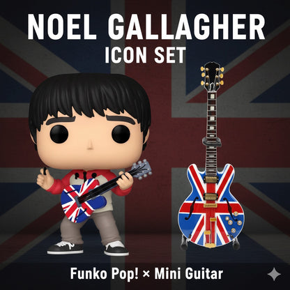 【THANK YOU OASIS】OASIS - Noel Gallagher コレクターズ・アイコンセット （Funko Pop! Vinyl Figure #257 ＋ Union Jack Supernova ミニチュア）
